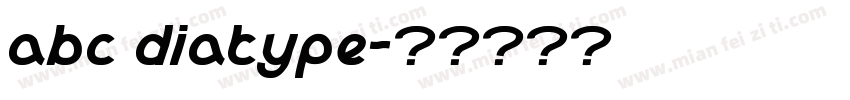 abc diatype字体转换